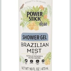 Brazilian Mist Shower Gel Notes of Pistachio & Salted Caramel 16 FL OZ